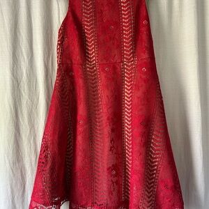 Red Lace Dress